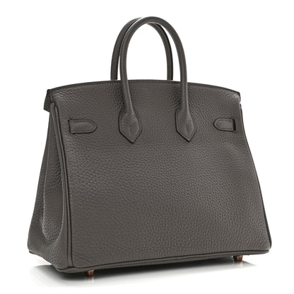 Hermes Togo Birkin 25 Etain 3 of 36
