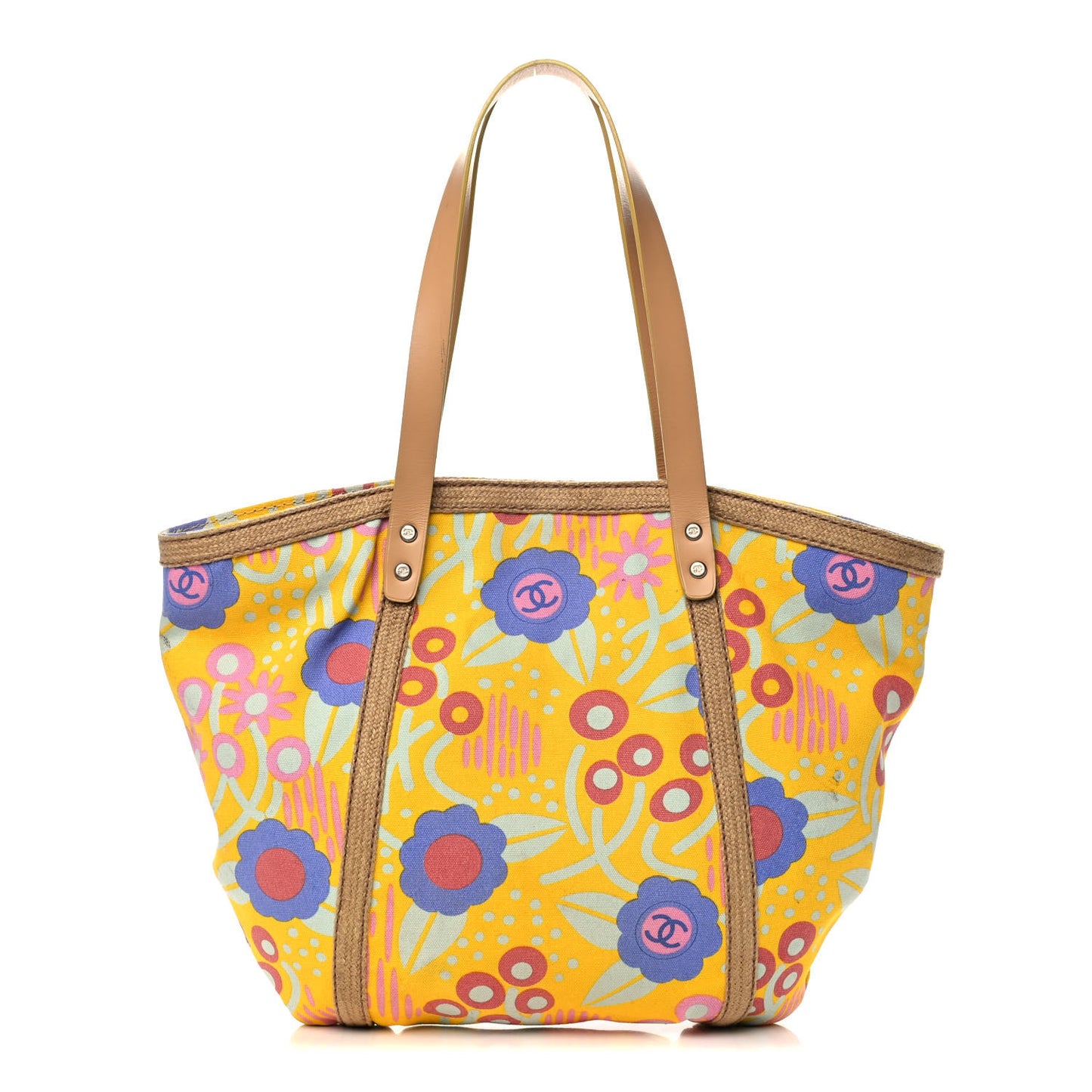 Canvas Printed Tote Multicolor