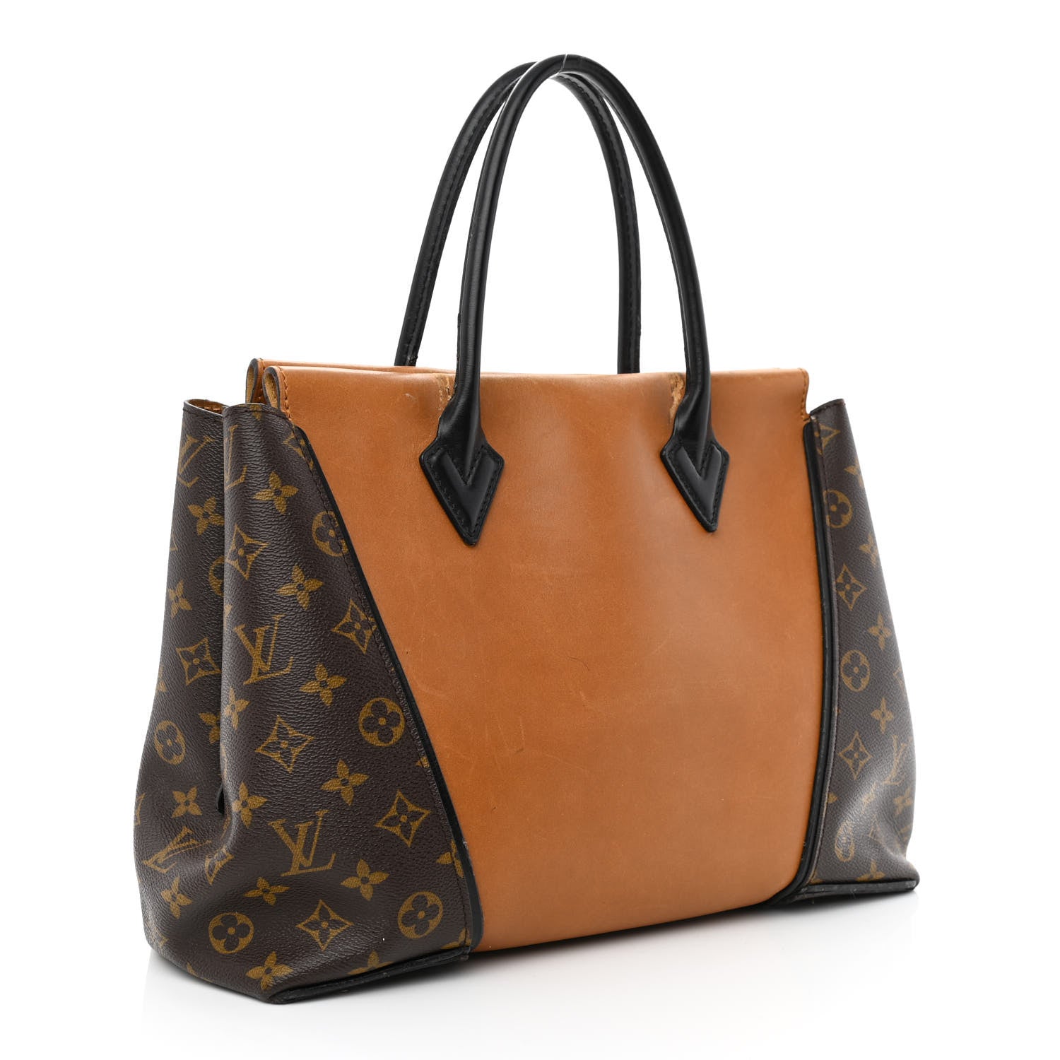 Louis Vuitton Monogram Cuir Orfevre Tote W PM Noisette 3 of 16