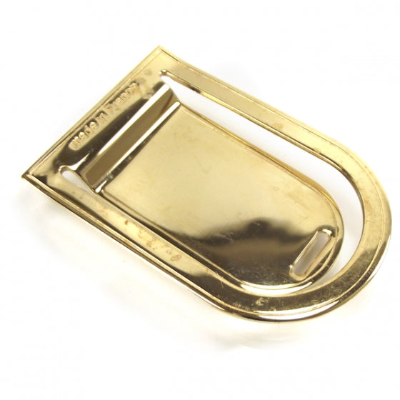 Brass Porte Adresse Bill Clip Dore