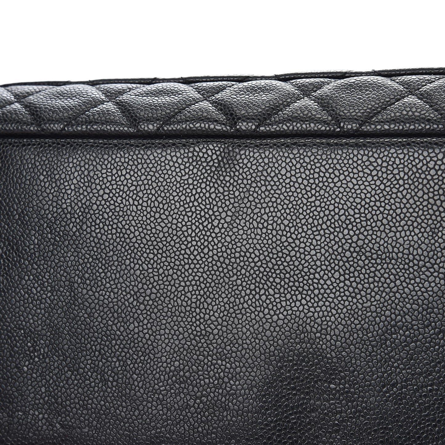 Caviar Quilted XL Grand Shopping Tote GST Black