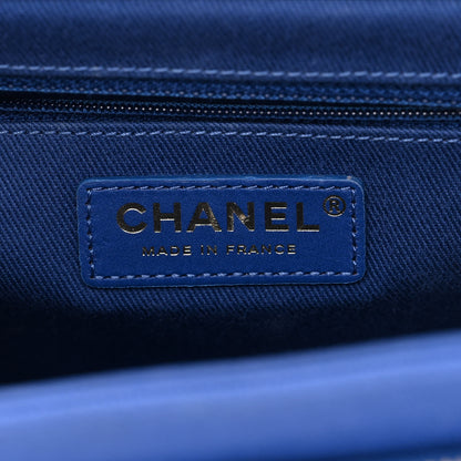 Chanel Caviar Quilted Medium Business Affinity Flap Dark Blue 6 of 10