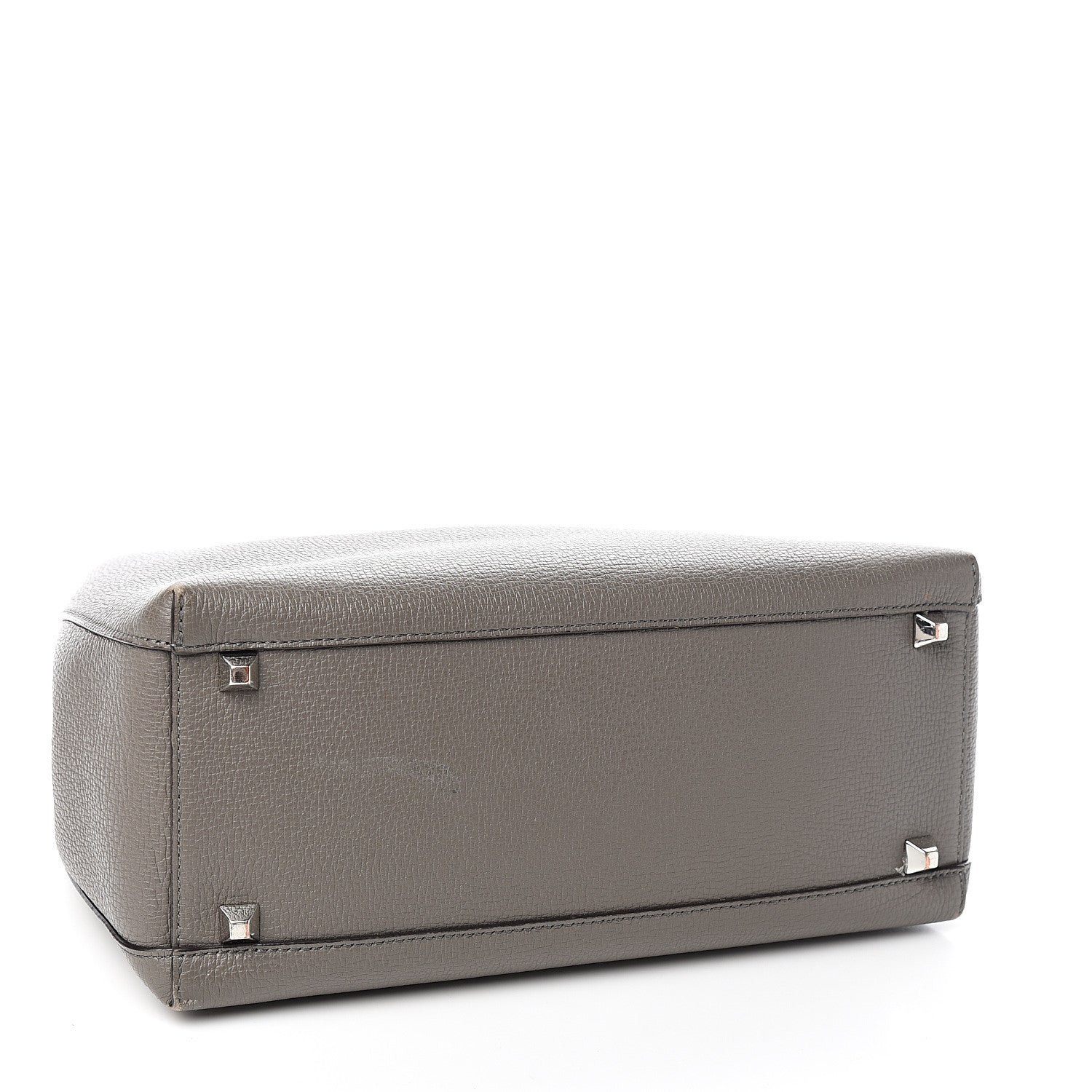 MCM Grained Calfskin Sarah Medium Visetos Hobo Grey 3 of 12