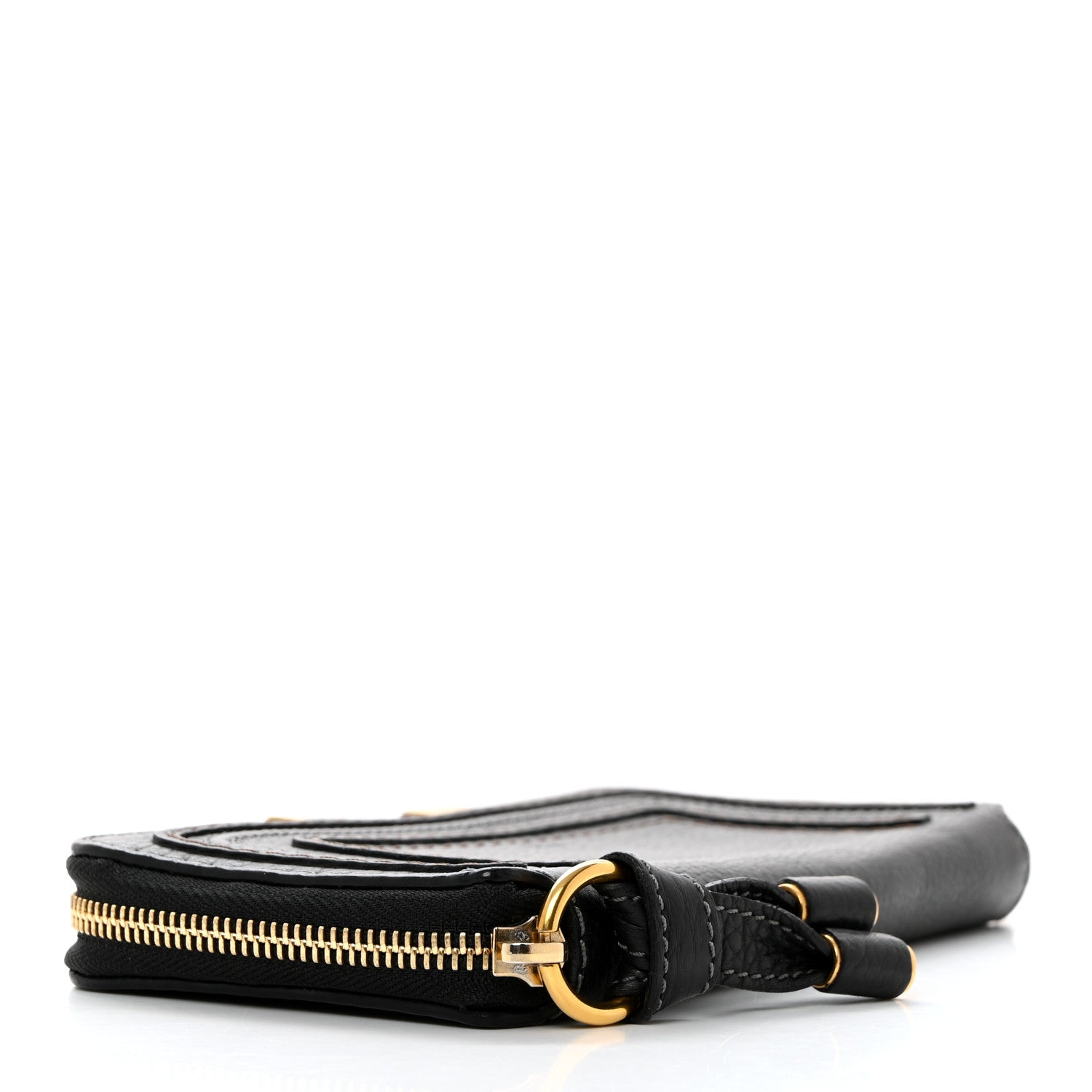 Chloe Grained Calfskin Marcie Long Zip Around Wallet Black 4 of 9