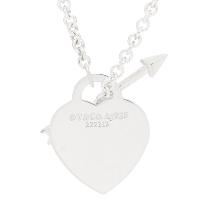 Tiffany Sterling Silver Small Return to Tiffany Lovestruck Pendant Necklace 3 of 3