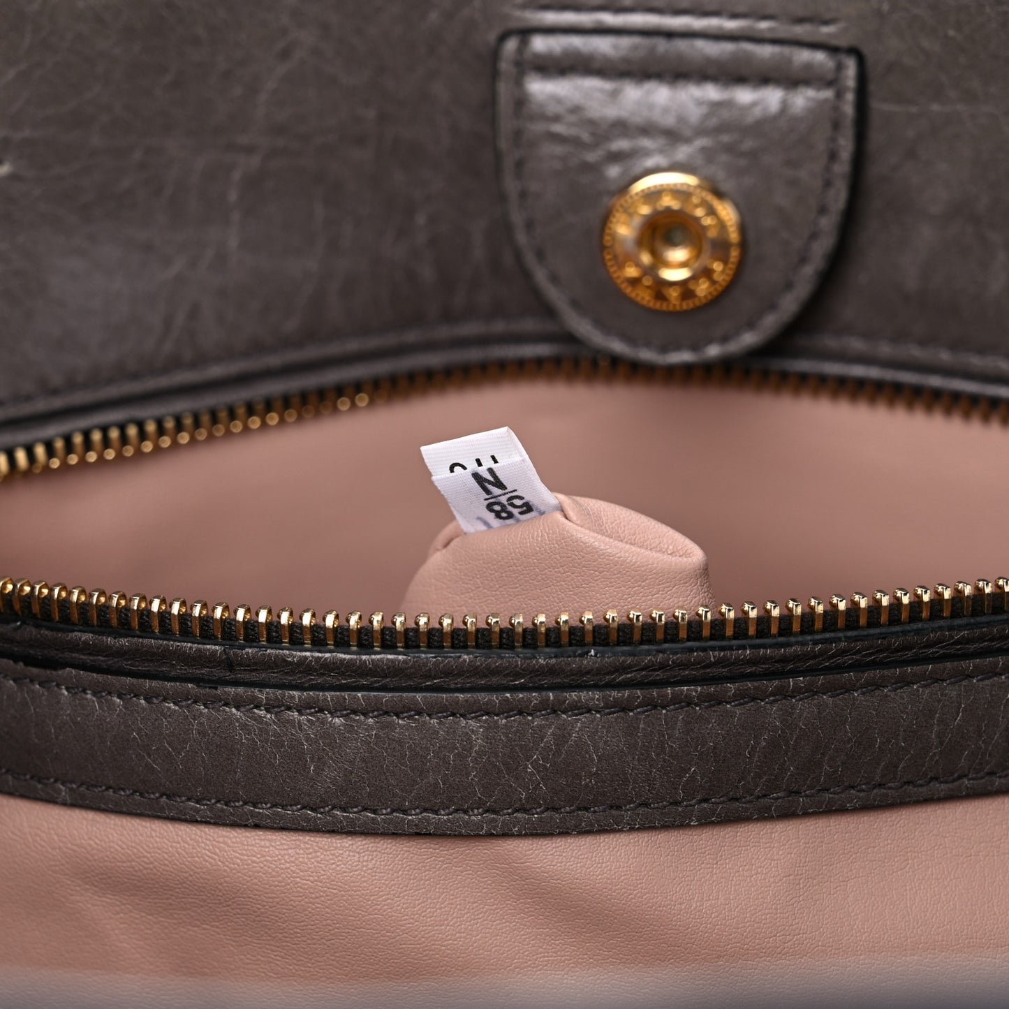 Glace Calf Front Pocket Tote Astrale