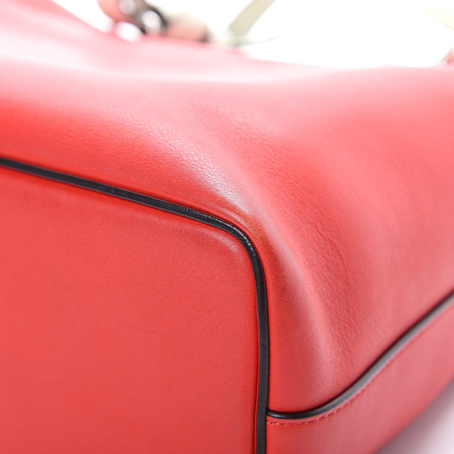 Celine Lambskin Small Soft Cube Satchel Bright Red 12 of 15