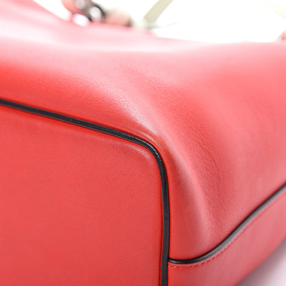 Celine Lambskin Small Soft Cube Satchel Bright Red 12 of 15