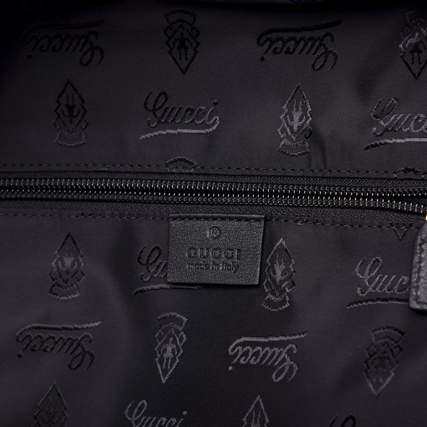 Guccissima Medium Classic Backpack Black