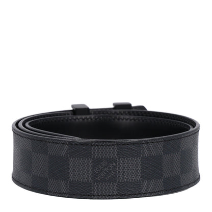 Louis Vuitton Calfskin Damier Eclipse 40mm LV Initiales Reversible 85 34 Belt 2 of 8