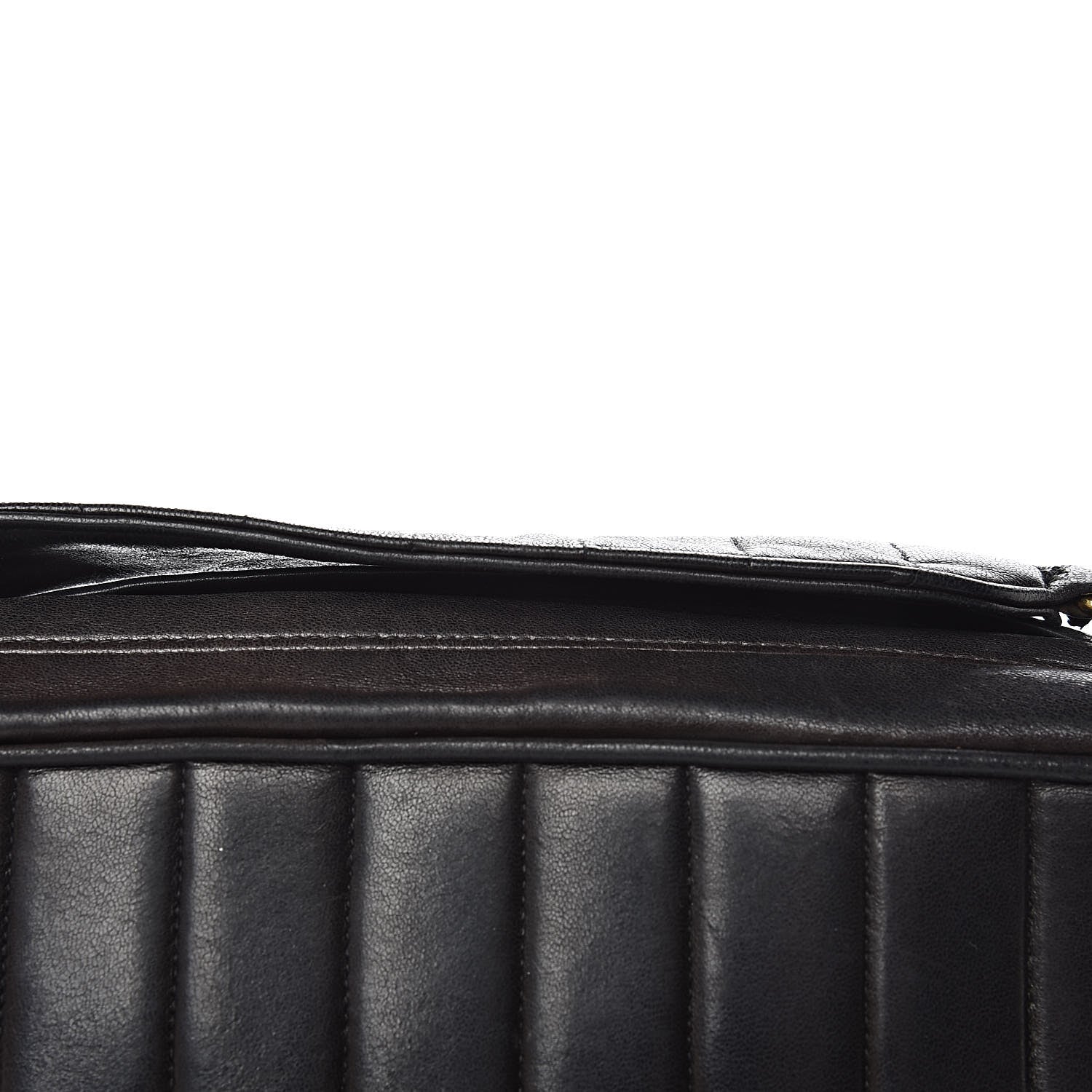 Chanel Lambskin Vertical Quilted Flap Camera Case Black 13 of 21