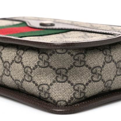 Gucci GG Supreme Monogram Web Ophidia Crossbody Bag Beige New Acero 10 of 10