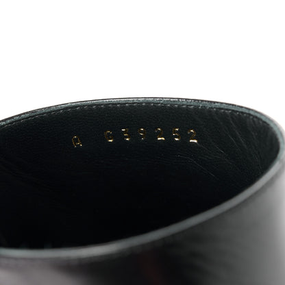 Chanel Shiny Goatskin Pearl Mule 39.5 Black 8 of 9