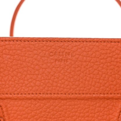 Celine Bullhide Calfskin Medium Phantom Luggage Burnt Orange 6 of 13