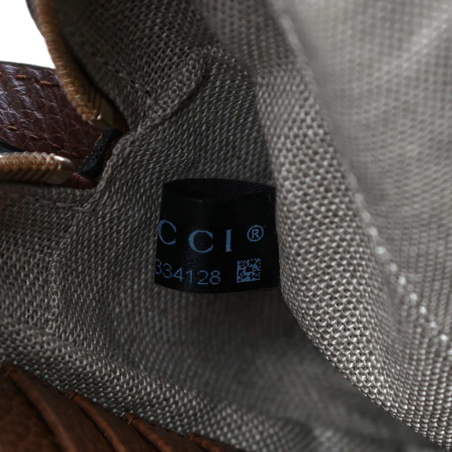 Gucci Monogram Mini Bree Messenger Bag Beige Tabacco 8 of 12