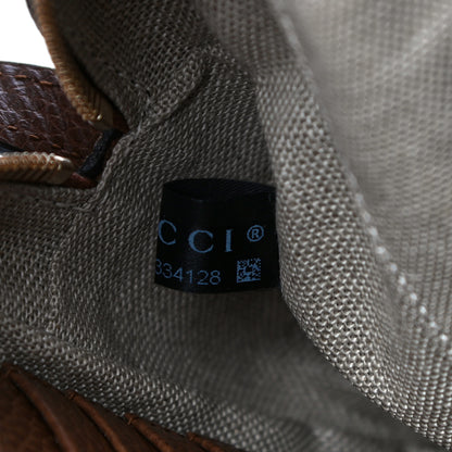 Gucci Monogram Mini Bree Messenger Bag Beige Tabacco 8 of 12