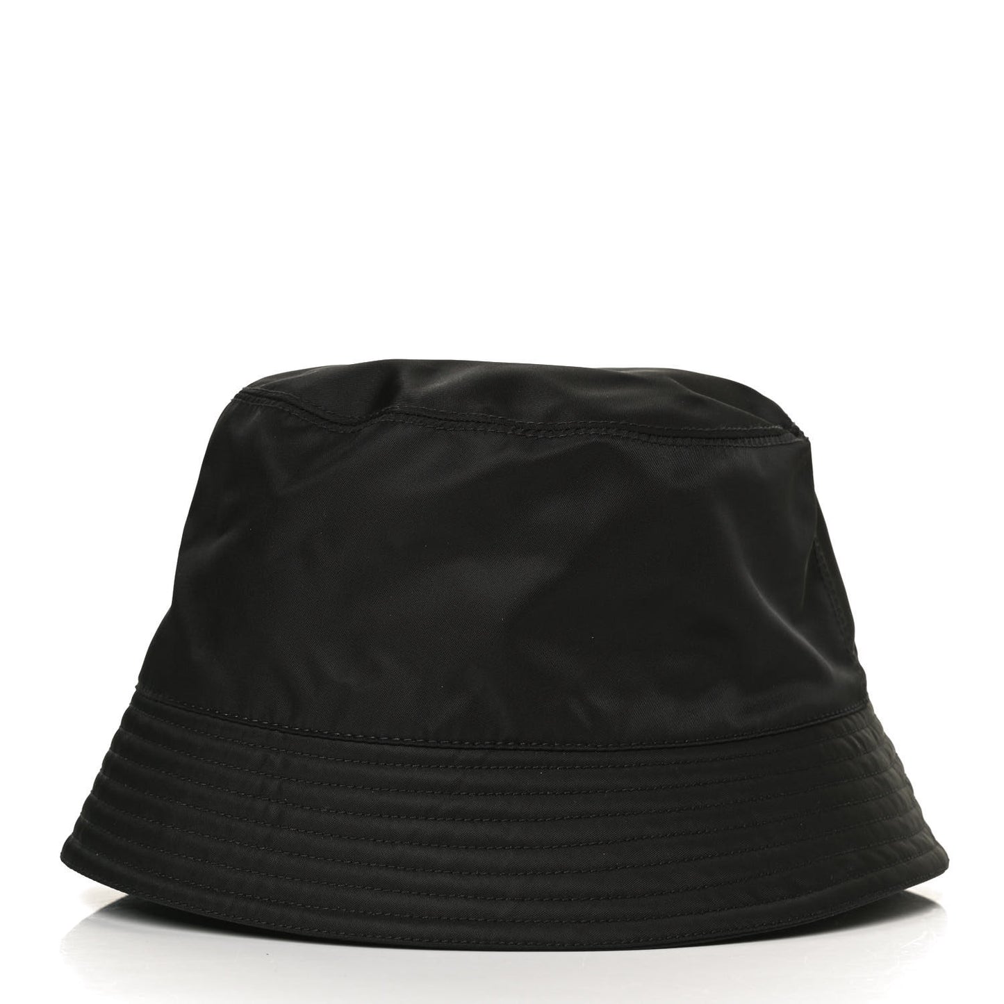 Re-Nylon Metal Triangle Logo Mens Bucket Hat XL Black