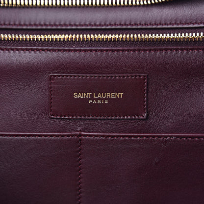Saint Laurent Calfskin Medium Classic Y Cabas Bordeaux 5 of 12