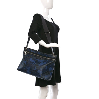 Louis Vuitton Damier Cobalt Camouflage Hunter Messenger Blue 2 of 8
