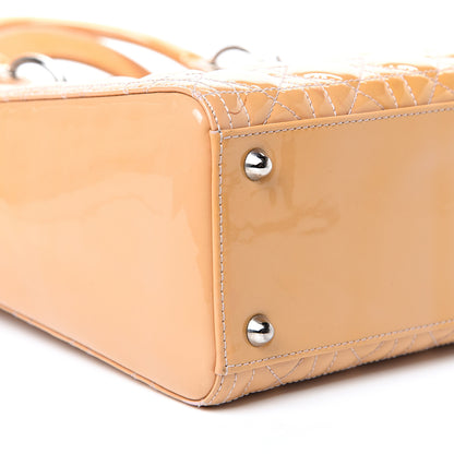 Christian Dior Patent Cannage Large Lady Dior Light Pink 8 of 15