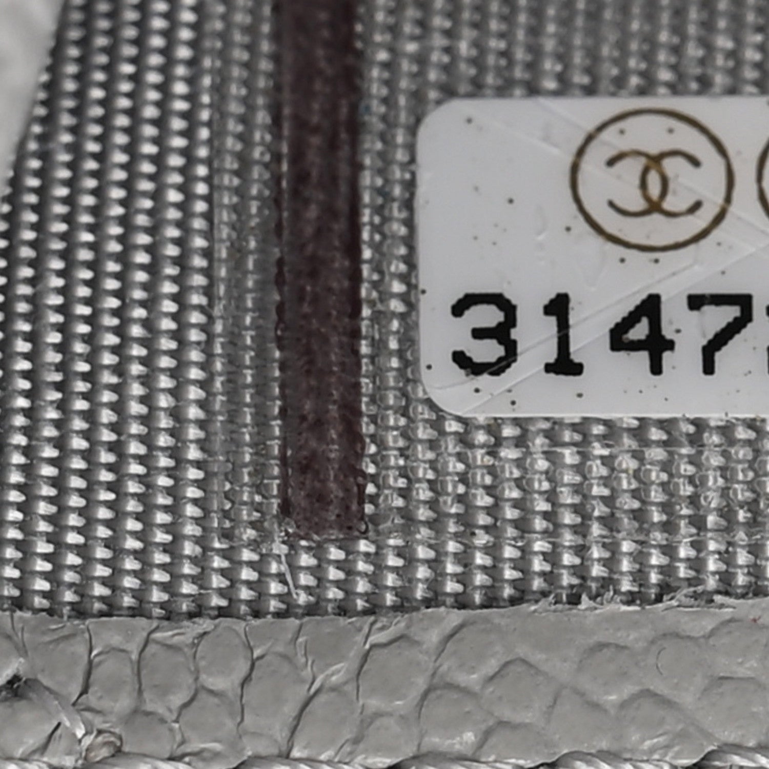 Chanel Caviar Quilted Card Holder Grey 8 of 9