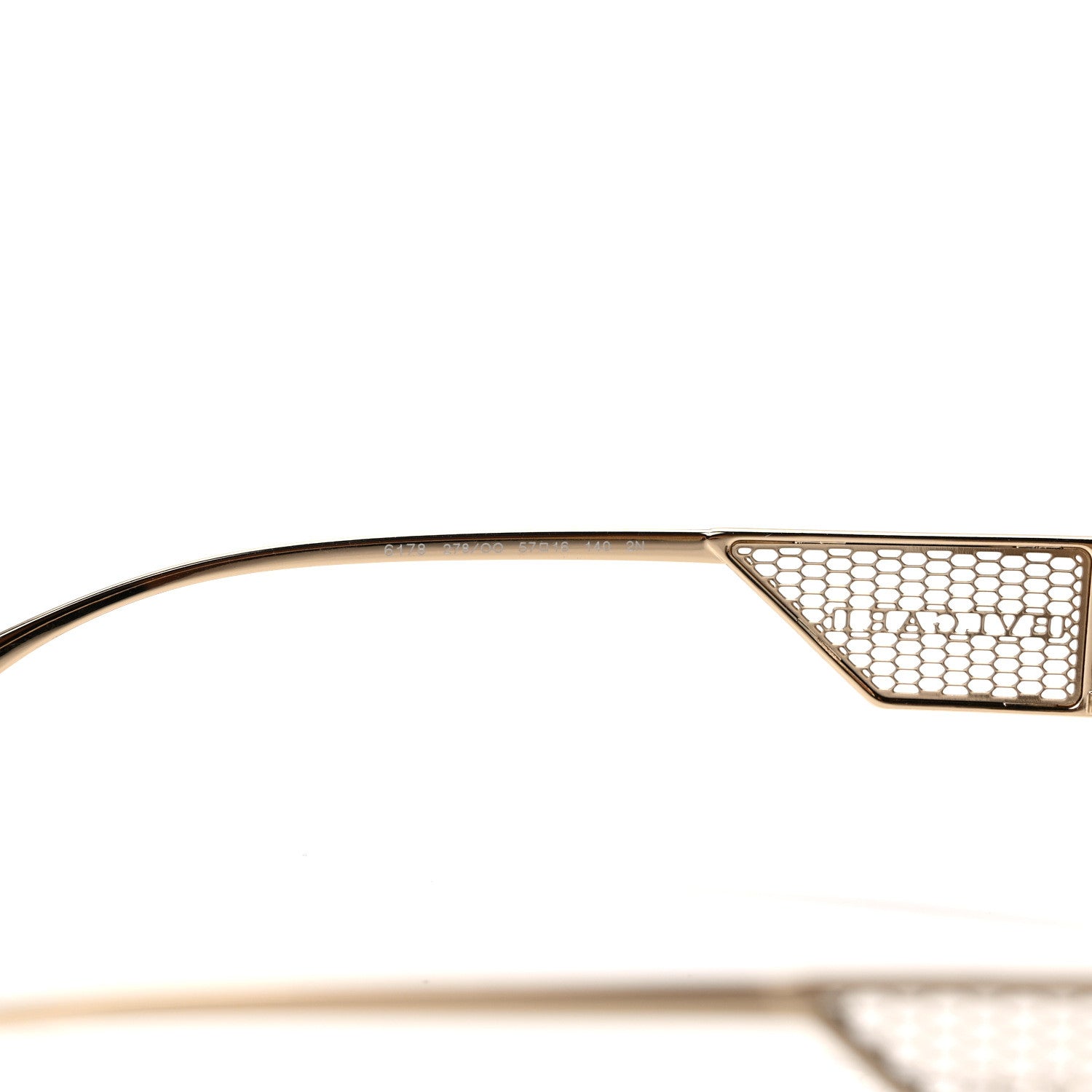 Bulgari Metal Grade Sunglasses 6178 Pale Gold 6 of 8