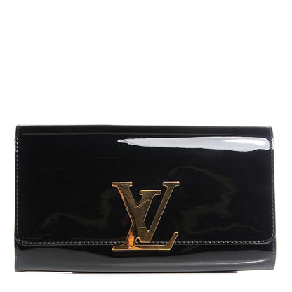 Louis Vuitton Patent Louise Clutch Black 1 of 8