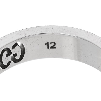 Gucci 18K White Gold Diamond Icon Stardust Band Ring 52/6 5 of 5