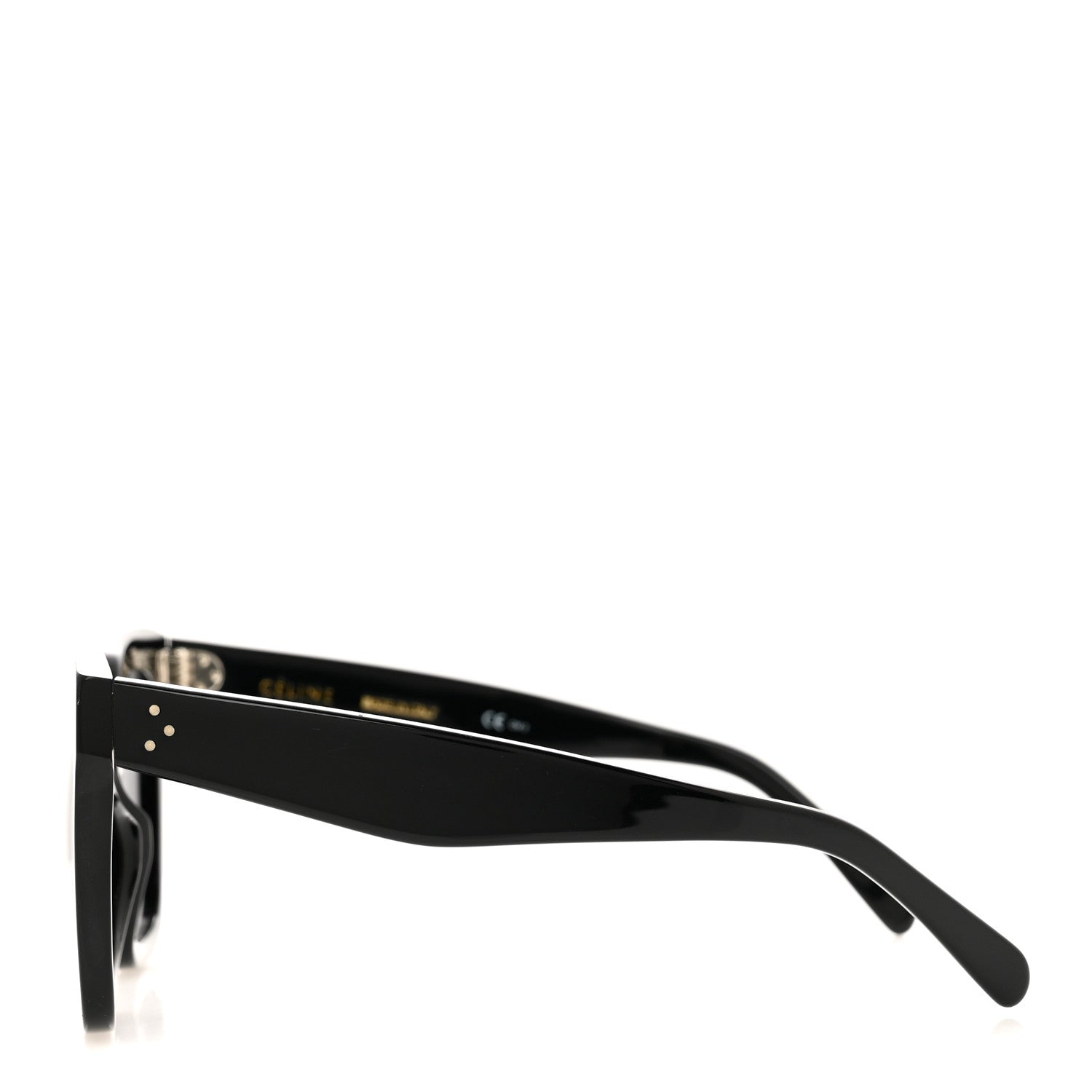 Celine Acetate Tilda Sunglasses CL 41076/S Black 3 of 6