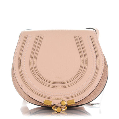 Chloe Calfskin Mini Marcie Round Crossbody Bag Blush Nude 1 of 9