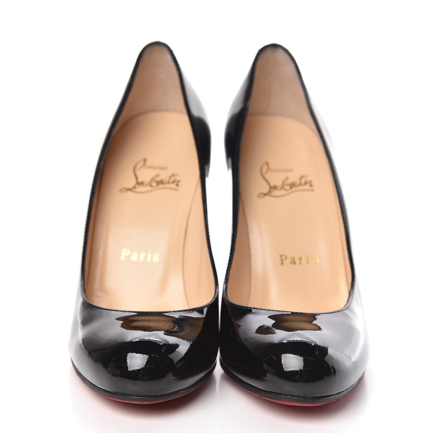 Christian Louboutin Patent Simple 100 Pumps 35.5 Black 2 of 10