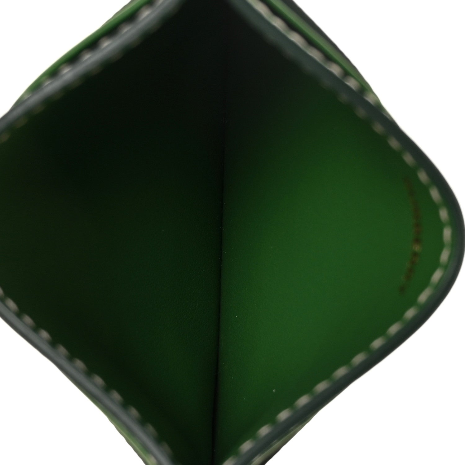 Burberry Vintage Check Calfskin Card Case Ivy Green 5 of 8