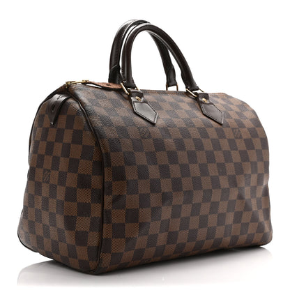 Louis Vuitton Damier Ebene Speedy 30 3 of 9