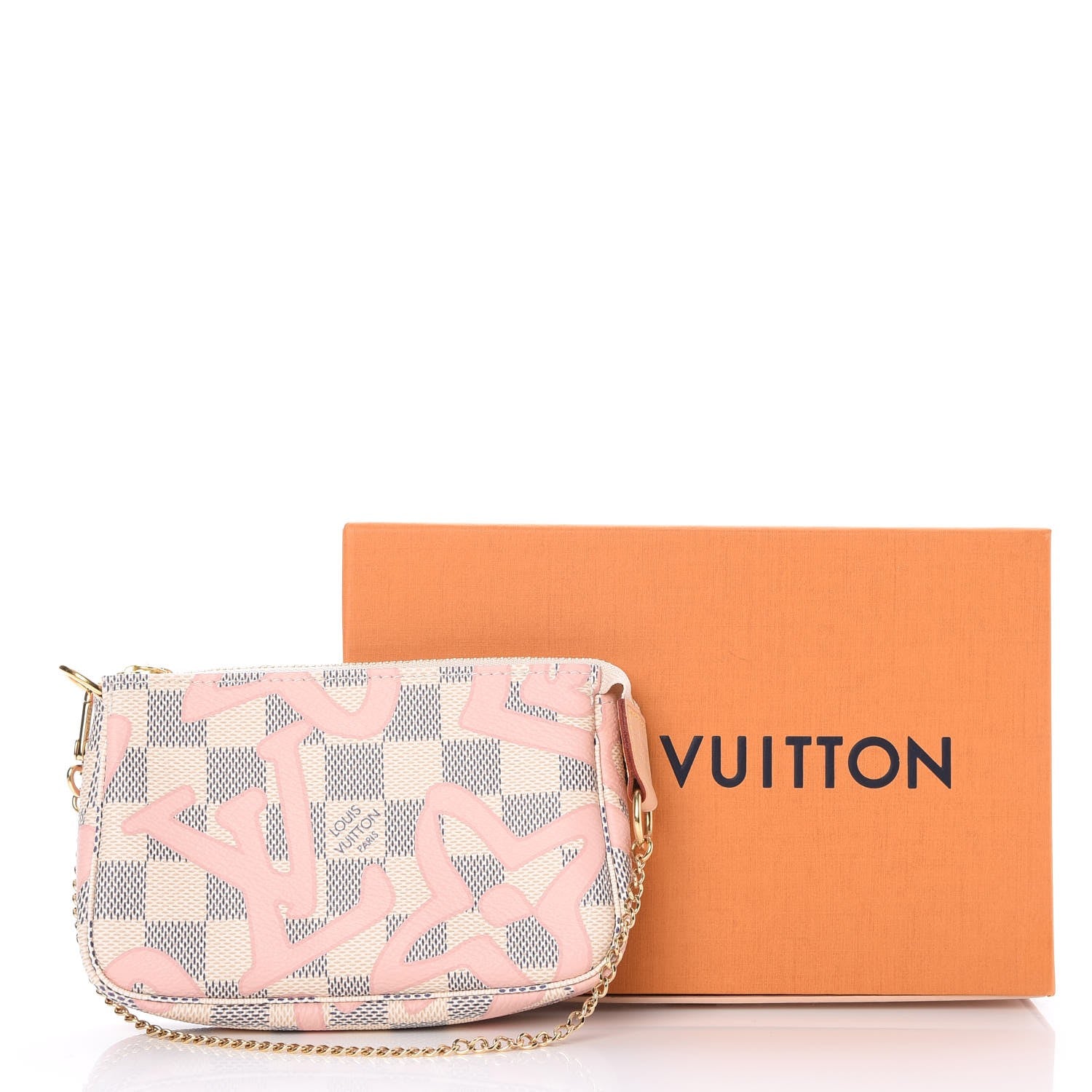 Louis Vuitton Damier Azur Tahitienne Mini Pochette Accessories 8 of 8