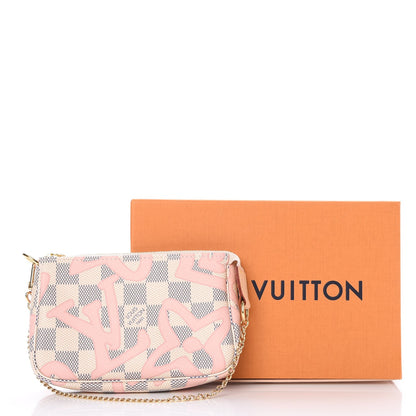 Louis Vuitton Damier Azur Tahitienne Mini Pochette Accessories 8 of 8