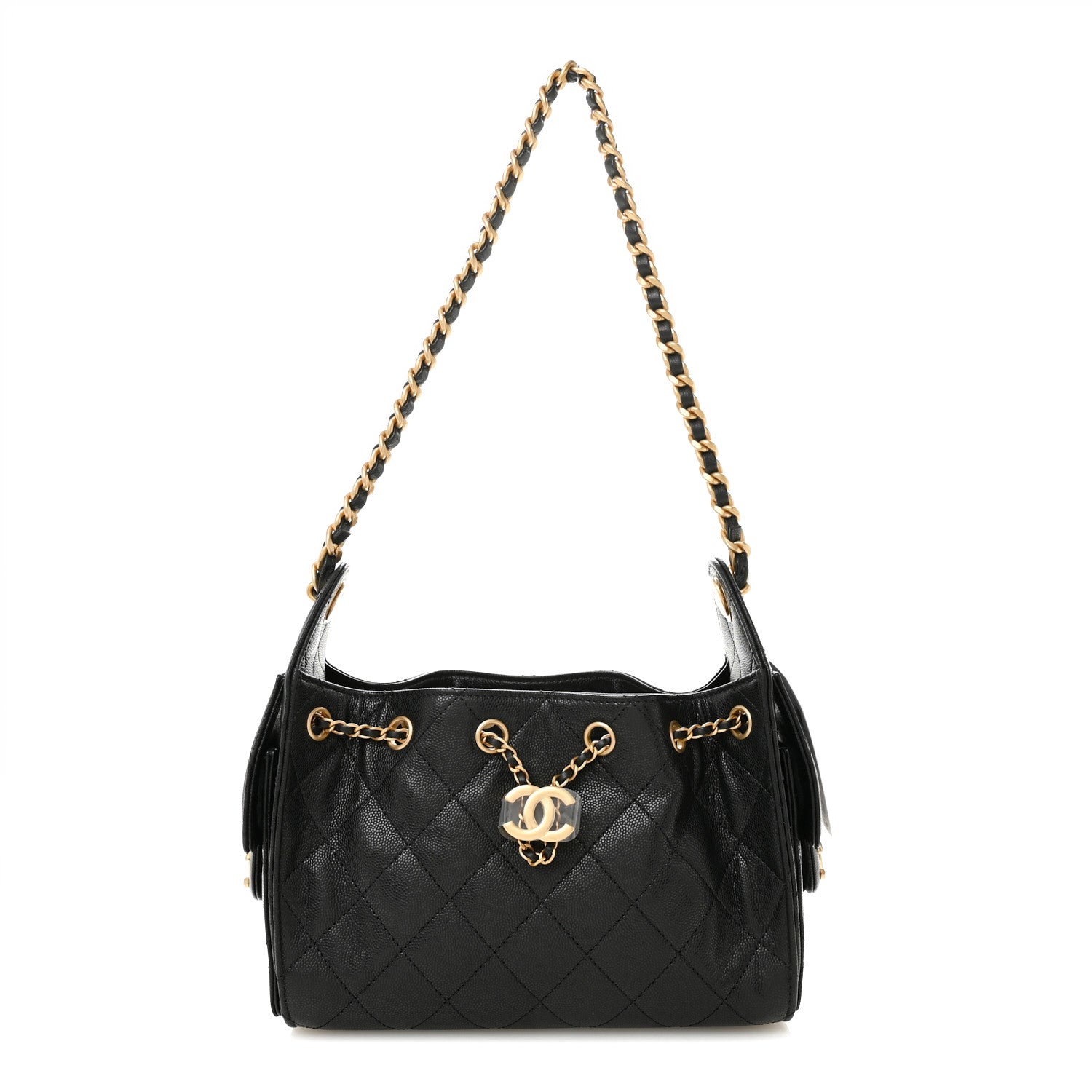 Chanel Caviar Quilted Mini Chanel 25 Handbag Black 1 of 11