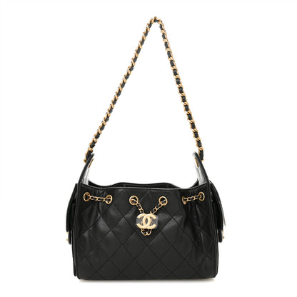 Chanel Caviar Quilted Mini Chanel 25 Handbag Black 1 of 11