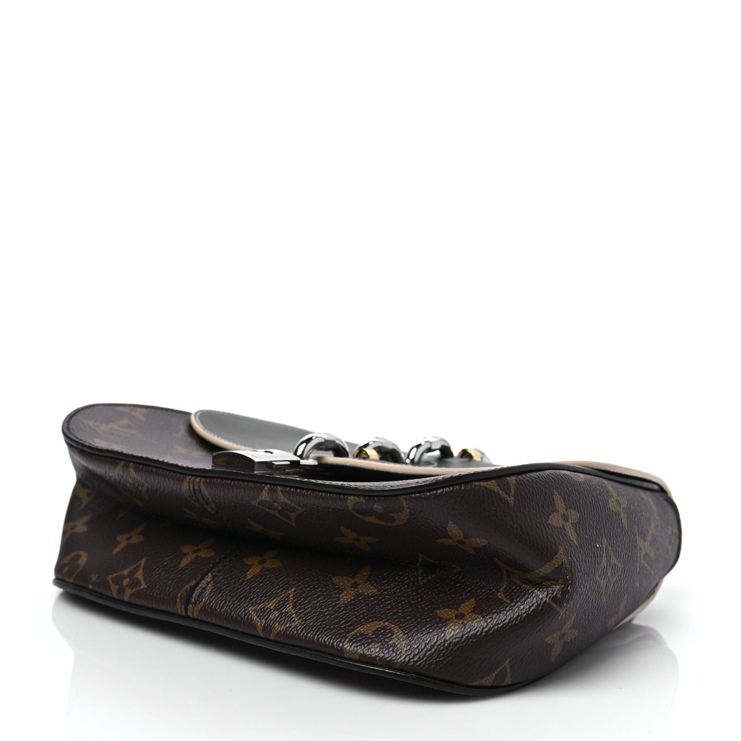 Calfskin Monogram Chain It Bag PM Black