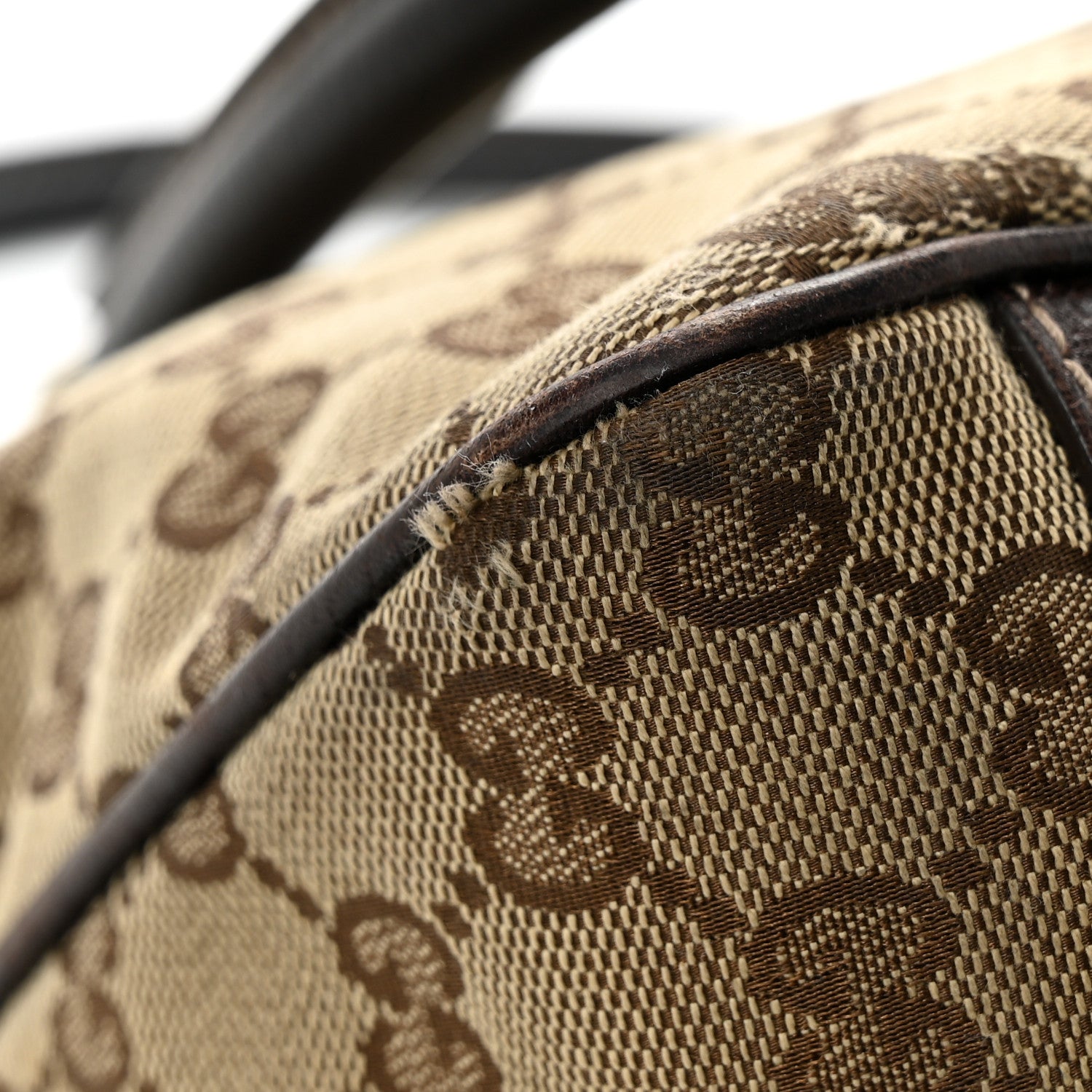 Gucci Monogram Web Tote Brown 13 of 17