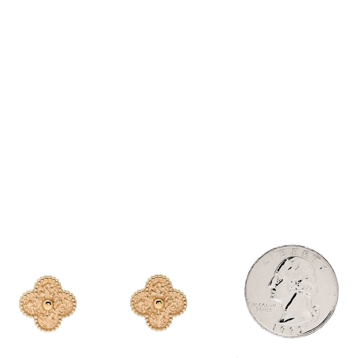 18K Yellow Gold Vintage Alhambra Earrings
