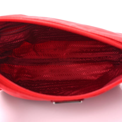 Prada Tessuto Nylon Saffiano Wristlet Rosso 5 of 6