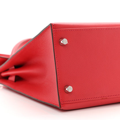 Hermes Epsom Kelly Sellier 28 Rouge Casaque 9 of 12