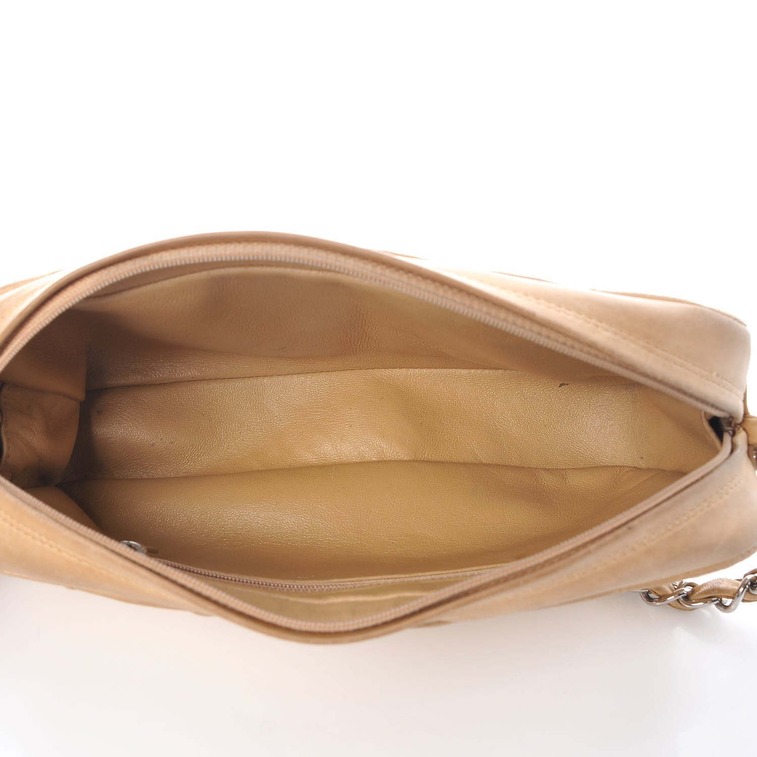 Chanel Lambskin Camera Case Beige Clair 5 of 15