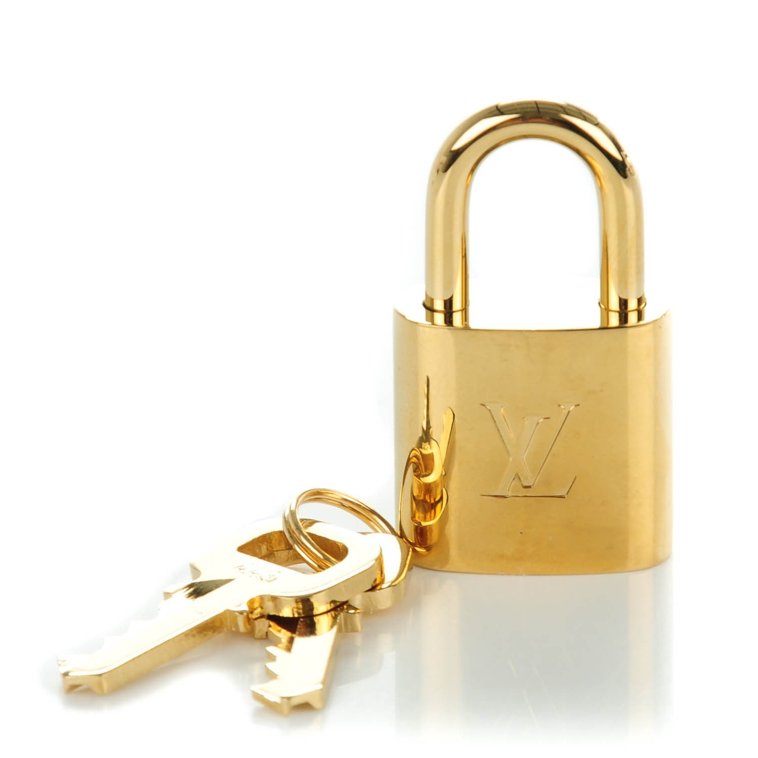 Louis Vuitton Brass Lock and Key Set 1 of 5