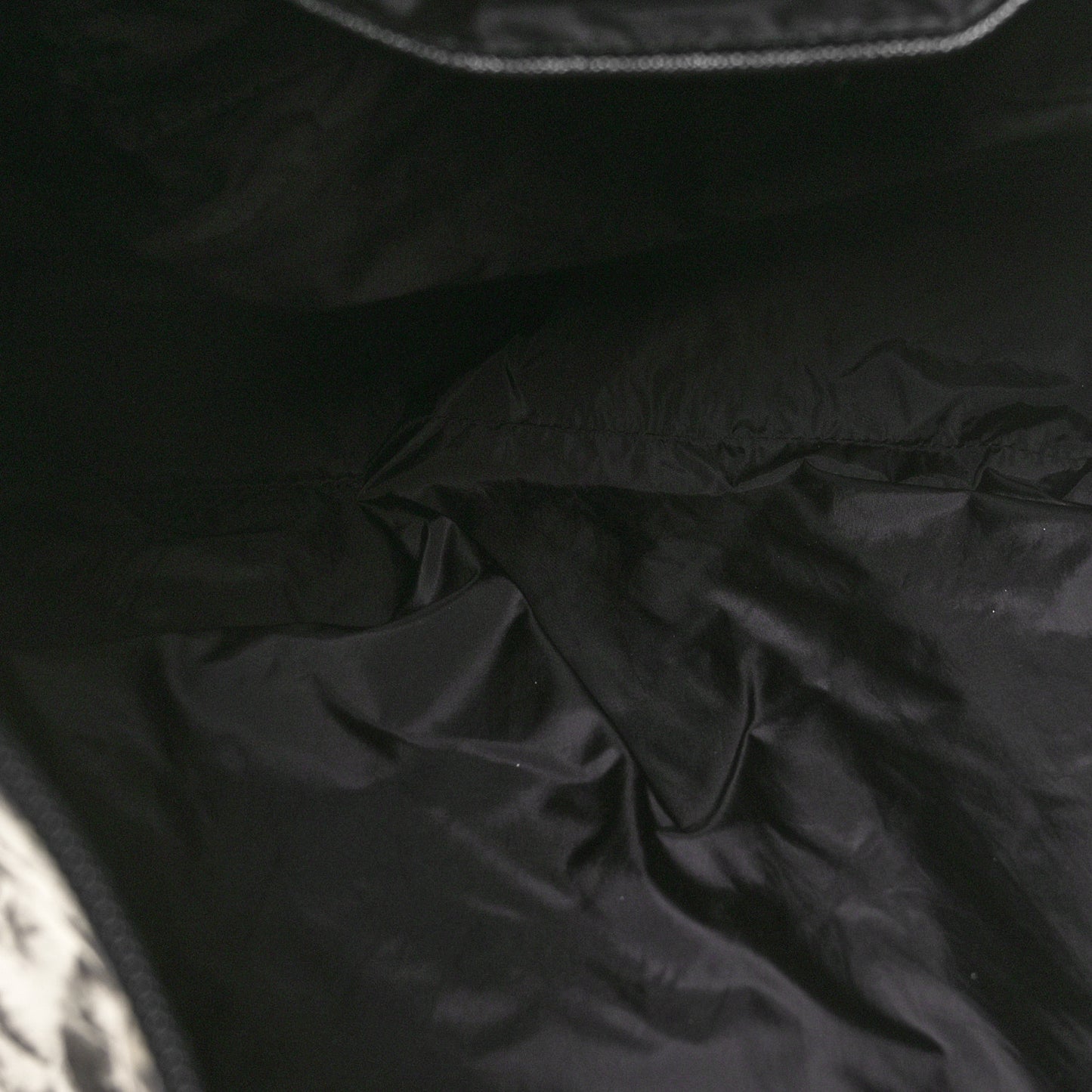 Tessuto Nylon Snakeskin Print Tote Roccia