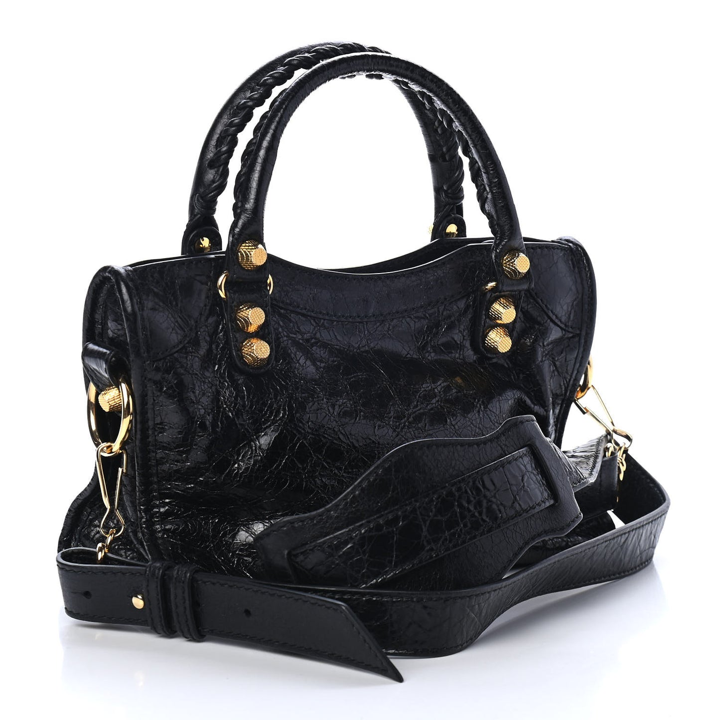 Agneau Giant 12 Gold Hardware Mini City Black