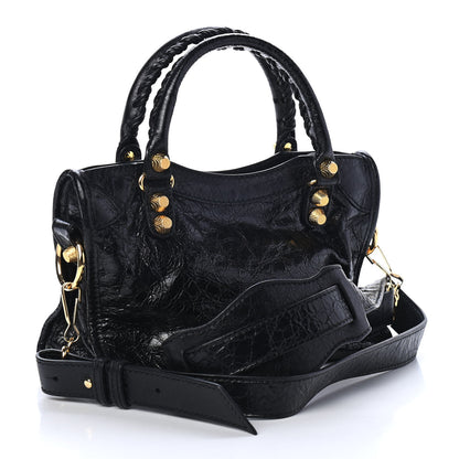 Balenciaga Agneau Giant 12 Gold Hardware Mini City Black 2 of 4