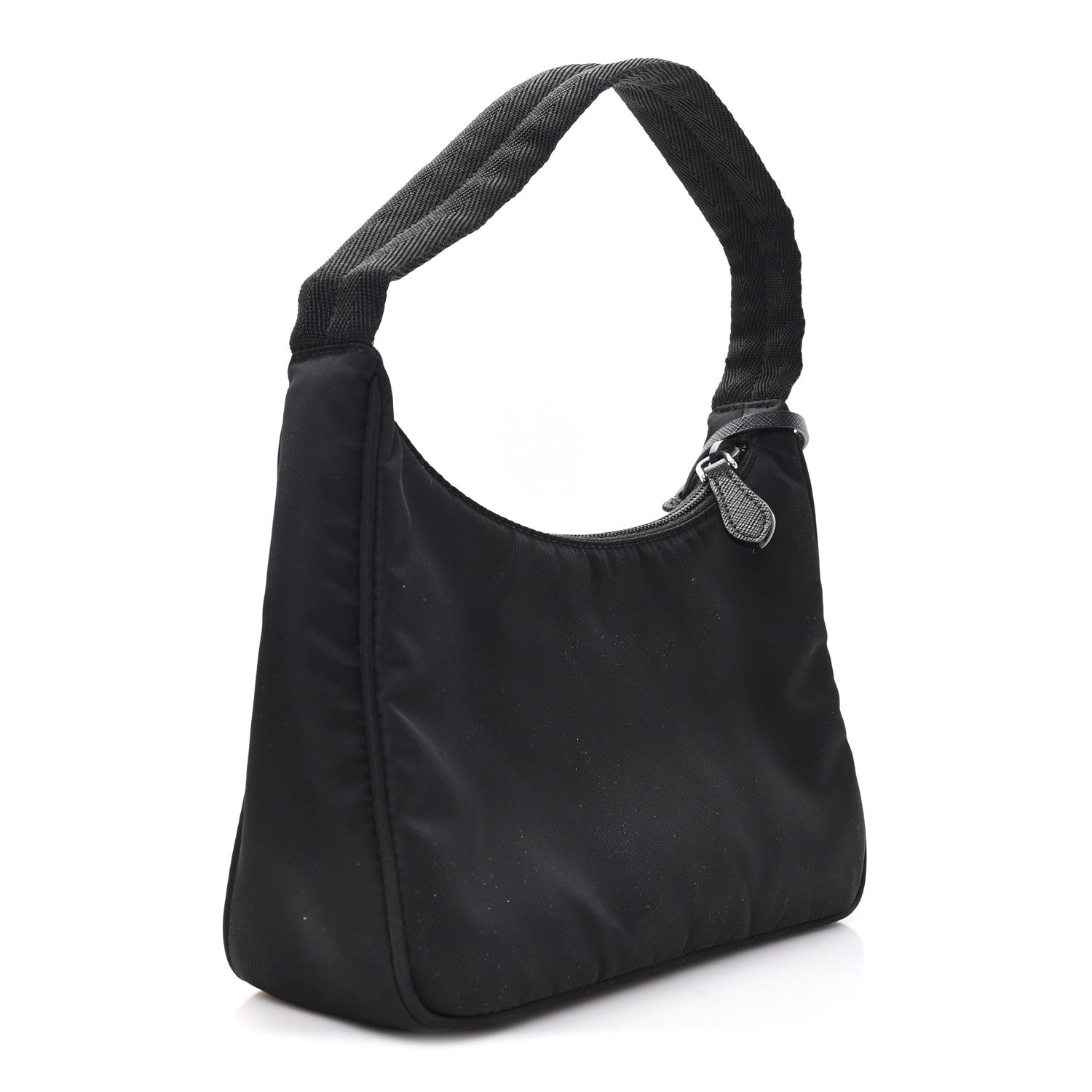 Prada Tessuto Nylon Mini Re-Edition 2000 Bag Black 3 of 10