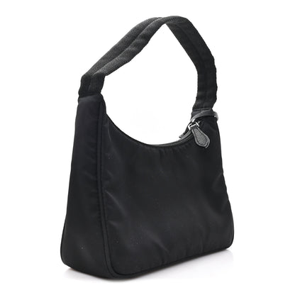 Prada Tessuto Nylon Mini Re-Edition 2000 Bag Black 3 of 10