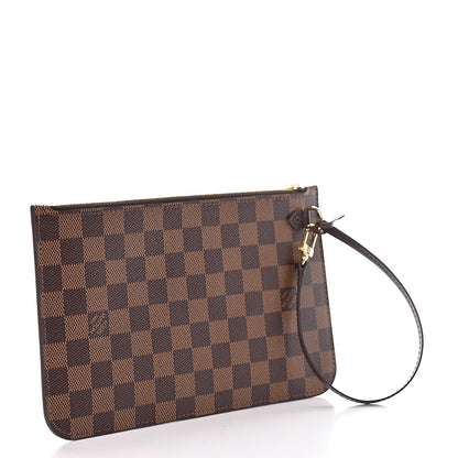 Louis Vuitton Damier Ebene Neverfull MM GM Pochette 3 of 9
